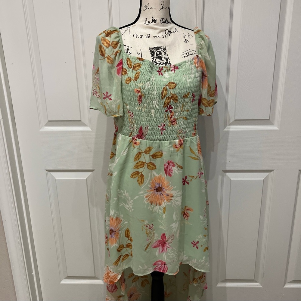 Women’s Dress Size XXL Lily Rose Mint Green Holiday Dress NEW